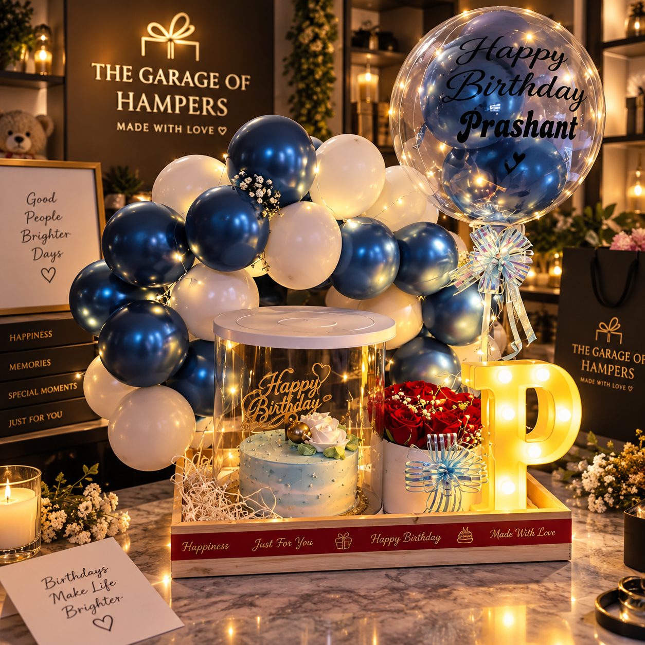 Midnight Birthday Luxe Hamper - view 1