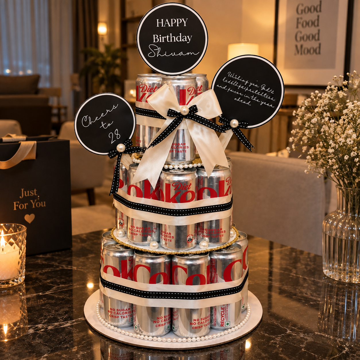 š„¤Diet Coke Birthday Tower - view 1