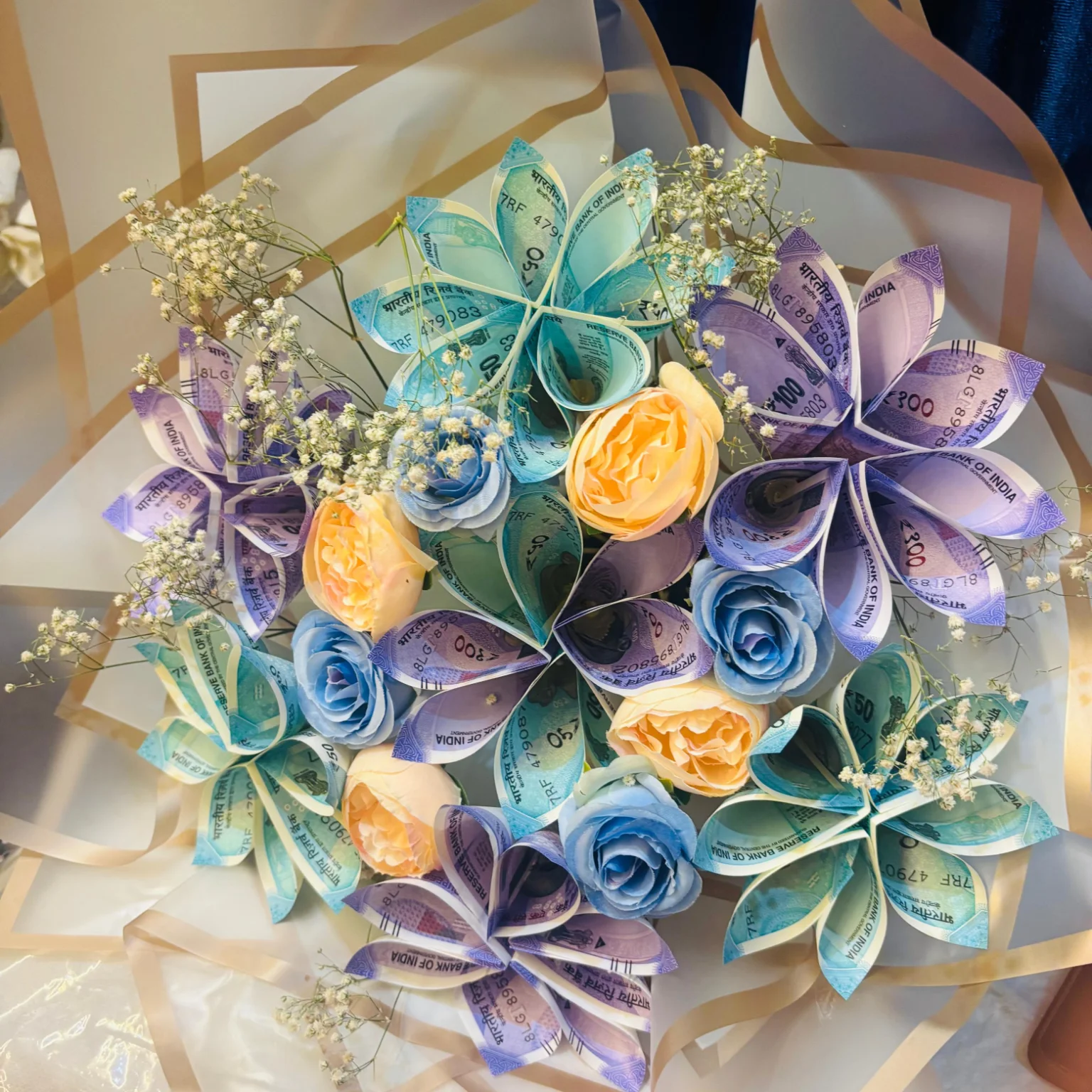 Blooming Fortune – Luxury Money Flower Bouquet - view 2